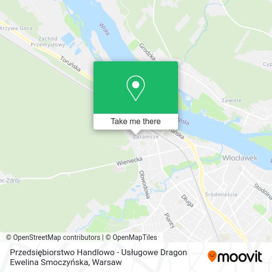 Przedsiębiorstwo Handlowo - Usługowe Dragon Ewelina Smoczyńska map