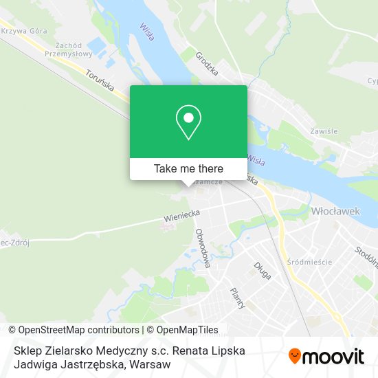 Sklep Zielarsko Medyczny s.c. Renata Lipska Jadwiga Jastrzębska map