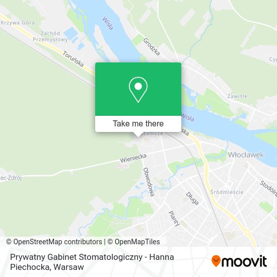 Prywatny Gabinet Stomatologiczny - Hanna Piechocka map