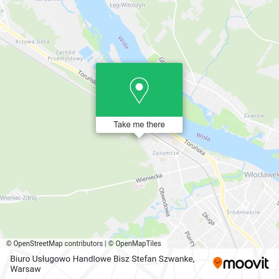 Biuro Usługowo Handlowe Bisz Stefan Szwanke map