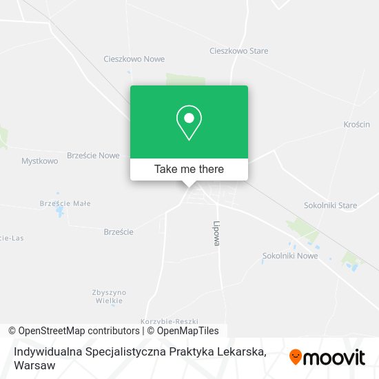 Indywidualna Specjalistyczna Praktyka Lekarska map