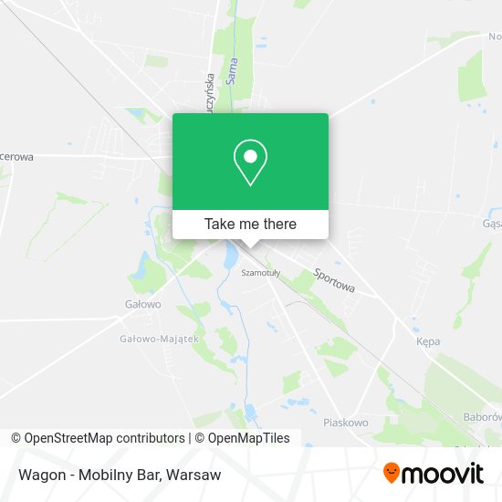 Wagon - Mobilny Bar map