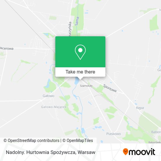 Nadolny. Hurtownia Spożywcza map