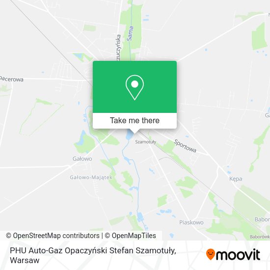 PHU Auto-Gaz Opaczyński Stefan Szamotuły map