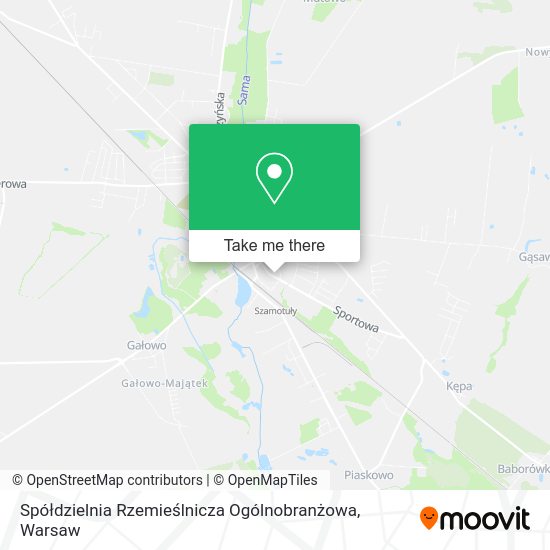 Spółdzielnia Rzemieślnicza Ogólnobranżowa map