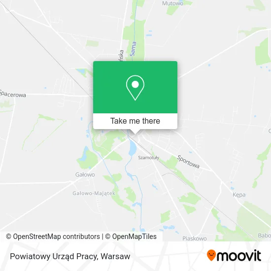 Карта Powiatowy Urząd Pracy