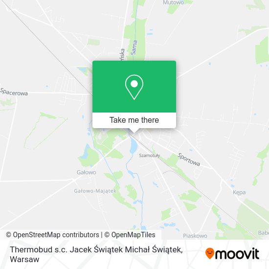 Thermobud s.c. Jacek Świątek Michał Świątek map