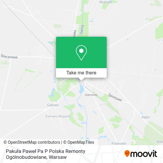 Pakuła Paweł Pa P Polska Remonty Ogólnobudowlane map