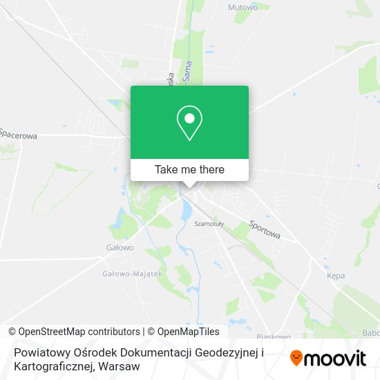 Powiatowy Ośrodek Dokumentacji Geodezyjnej i Kartograficznej map