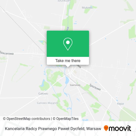 Kancelaria Radcy Prawnego Paweł Dycfeld map