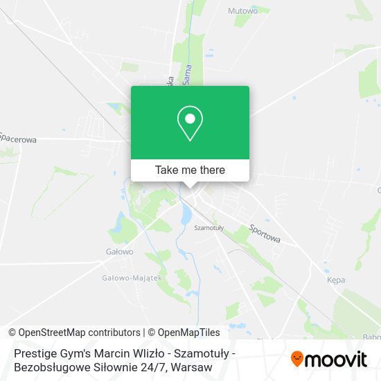 Prestige Gym's Marcin Wlizło - Szamotuły - Bezobsługowe Siłownie 24 / 7 map