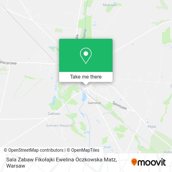 Sala Zabaw Fikołajki Ewelina Oczkowska Matz map