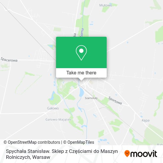 Spychała Stanisław. Sklep z Częściami do Maszyn Rolniczych map