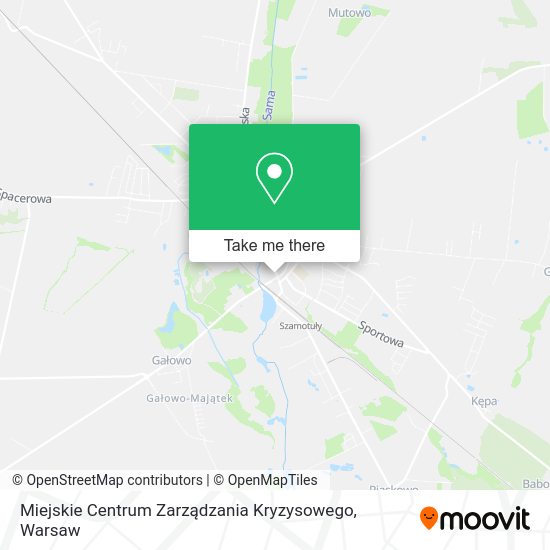 Miejskie Centrum Zarządzania Kryzysowego map