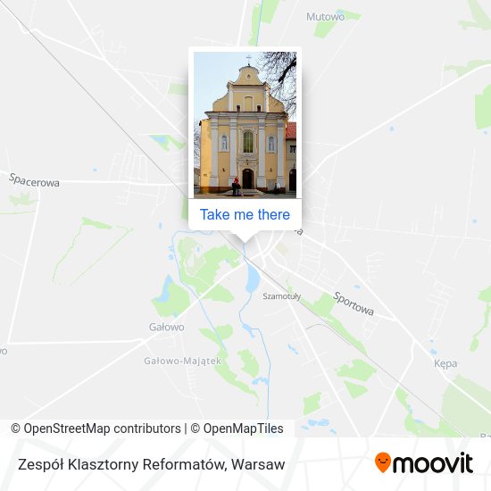 Zespół Klasztorny Reformatów map