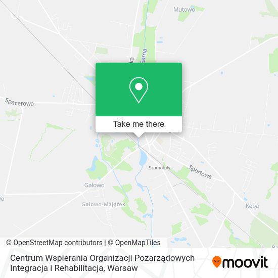 Centrum Wspierania Organizacji Pozarządowych Integracja i Rehabilitacja map