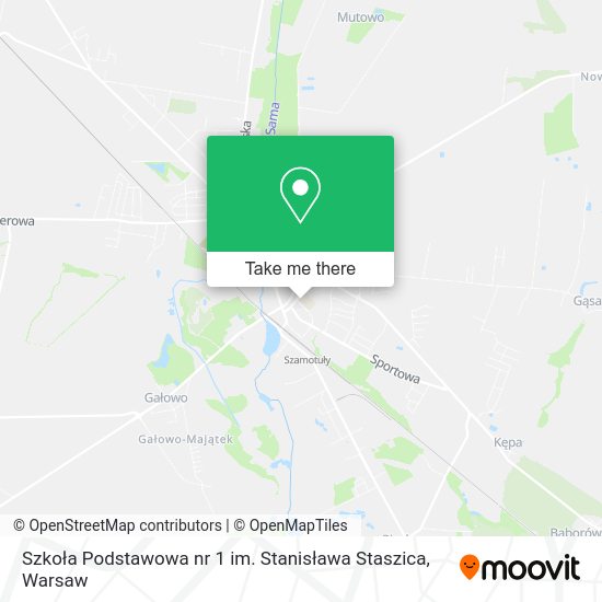 Szkoła Podstawowa nr 1 im. Stanisława Staszica map