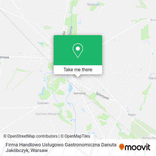 Firma Handlowo Usługowo Gastronomiczna Danuta Jakóbczyk map