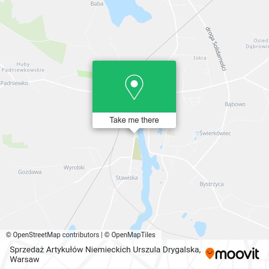 Sprzedaż Artykułów Niemieckich Urszula Drygalska map