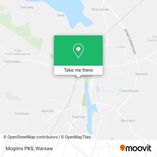 Карта Mogilno PKS