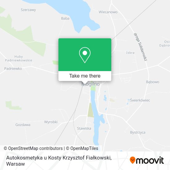 Autokosmetyka u Kosty Krzysztof Fiałkowski map