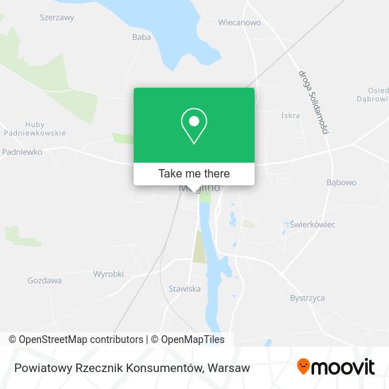 Powiatowy Rzecznik Konsumentów map