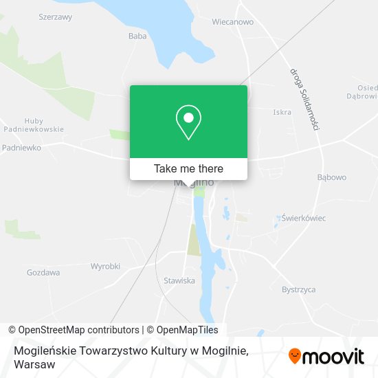 Mogileńskie Towarzystwo Kultury w Mogilnie map