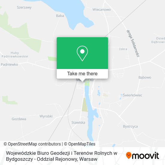 Wojewódzkie Biuro Geodezji i Terenów Rolnych w Bydgoszczy - Oddział Rejonowy map