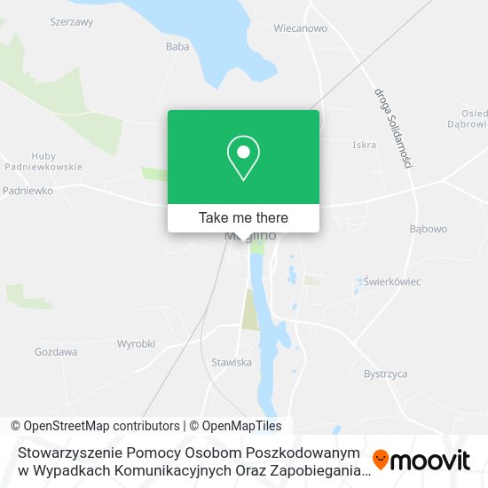 Stowarzyszenie Pomocy Osobom Poszkodowanym w Wypadkach Komunikacyjnych Oraz Zapobiegania Tragediom map