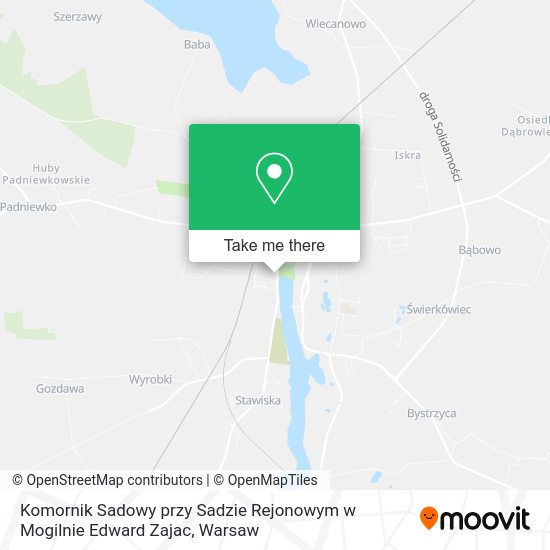 Komornik Sadowy przy Sadzie Rejonowym w Mogilnie Edward Zajac map