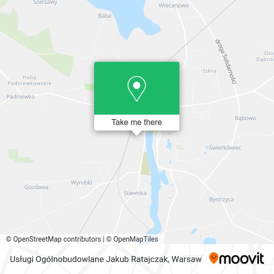 Usługi Ogólnobudowlane Jakub Ratajczak map