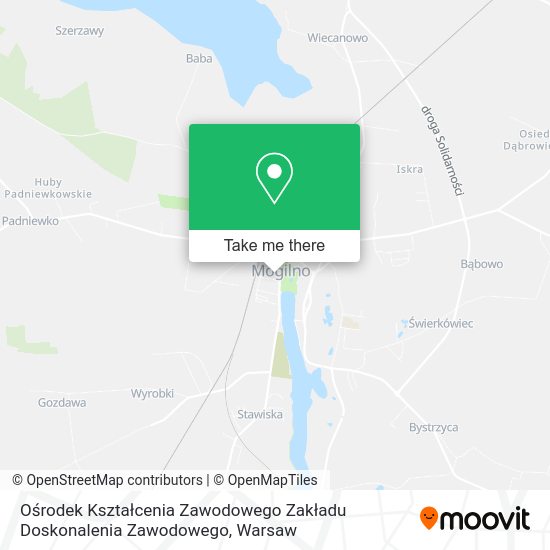 Ośrodek Kształcenia Zawodowego Zakładu Doskonalenia Zawodowego map