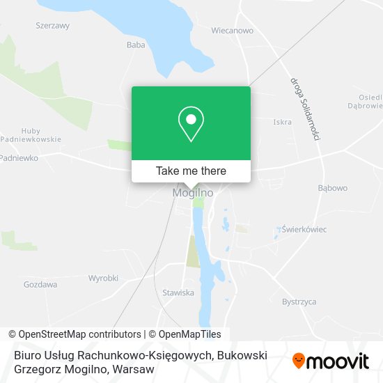 Biuro Usług Rachunkowo-Księgowych, Bukowski Grzegorz Mogilno map