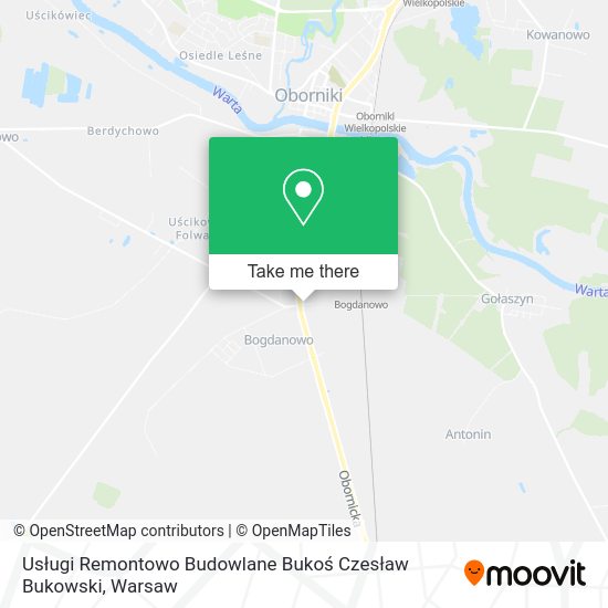 Usługi Remontowo Budowlane Bukoś Czesław Bukowski map