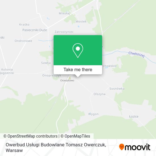 Owerbud Usługi Budowlane Tomasz Owerczuk map