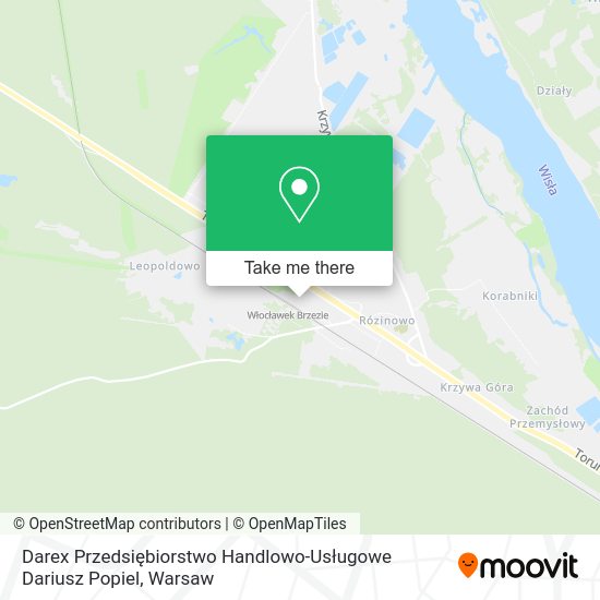 Darex Przedsiębiorstwo Handlowo-Usługowe Dariusz Popiel map