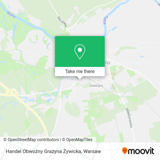 Handel Obwoźny Grażyna Żywicka map