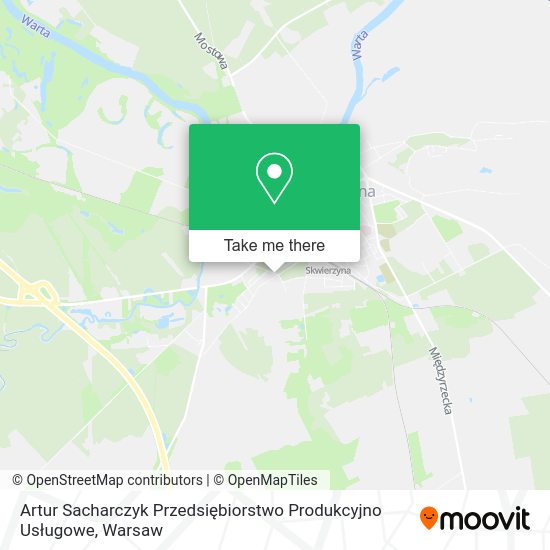 Artur Sacharczyk Przedsiębiorstwo Produkcyjno Usługowe map