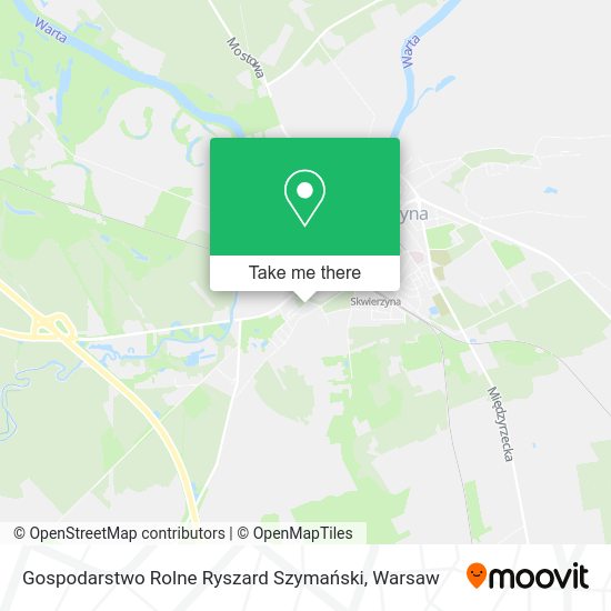 Gospodarstwo Rolne Ryszard Szymański map