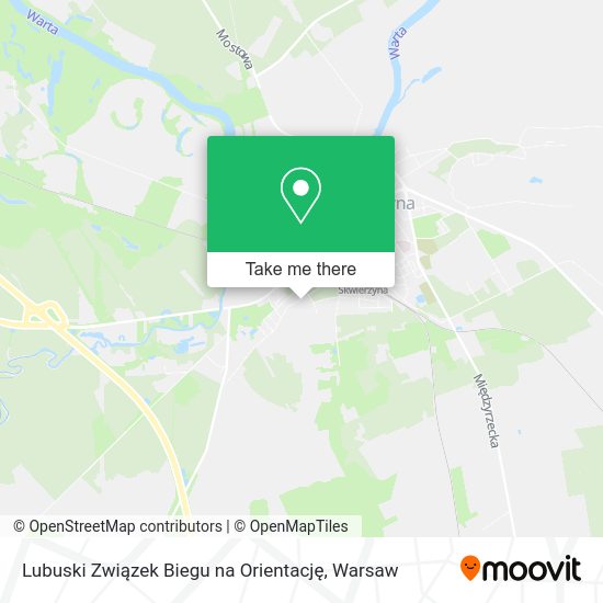 Lubuski Związek Biegu na Orientację map