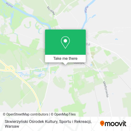 Skwierzyński Ośrodek Kultury, Sportu i Rekreacji map