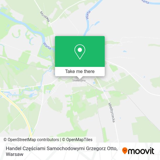 Handel Częściami Samochodowymi Grzegorz Otto map