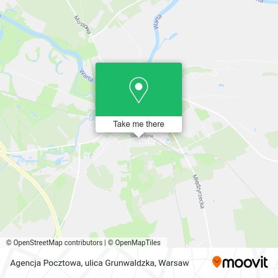 Agencja Pocztowa, ulica Grunwaldzka map