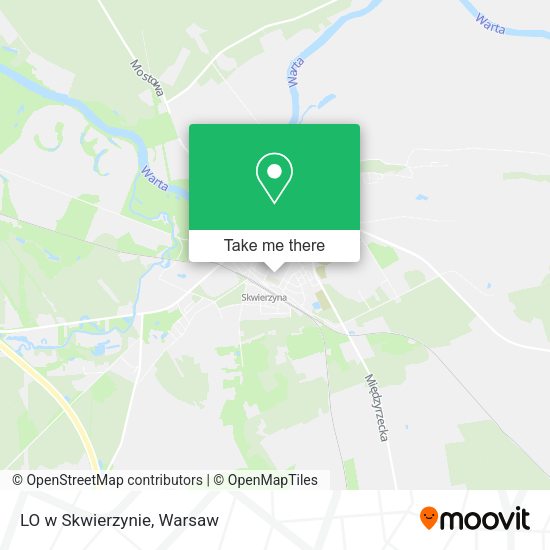 LO w Skwierzynie map