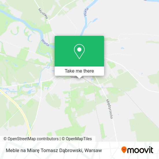 Meble na Miarę Tomasz Dąbrowski map