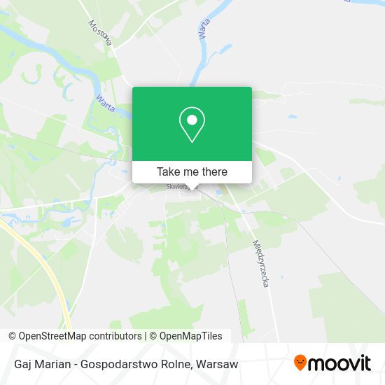 Gaj Marian - Gospodarstwo Rolne map