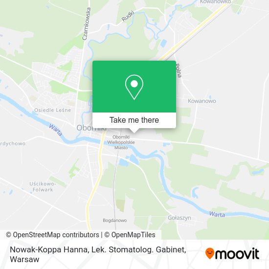 Nowak-Koppa Hanna, Lek. Stomatolog. Gabinet map