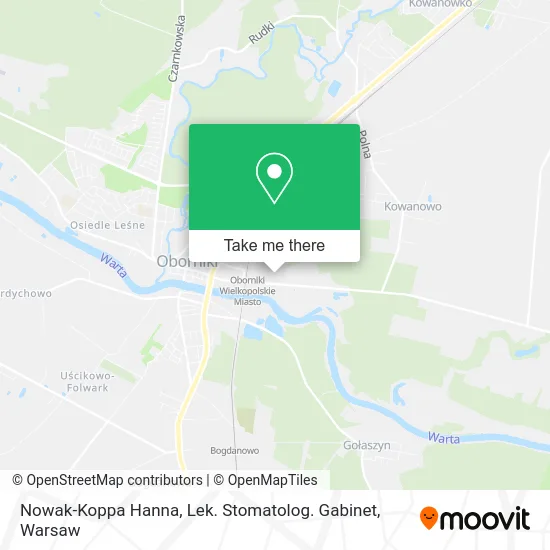 Карта Nowak-Koppa Hanna, Lek. Stomatolog. Gabinet