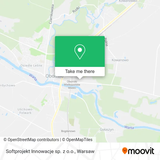 Карта Softprojekt Innowacje sp. z o.o.