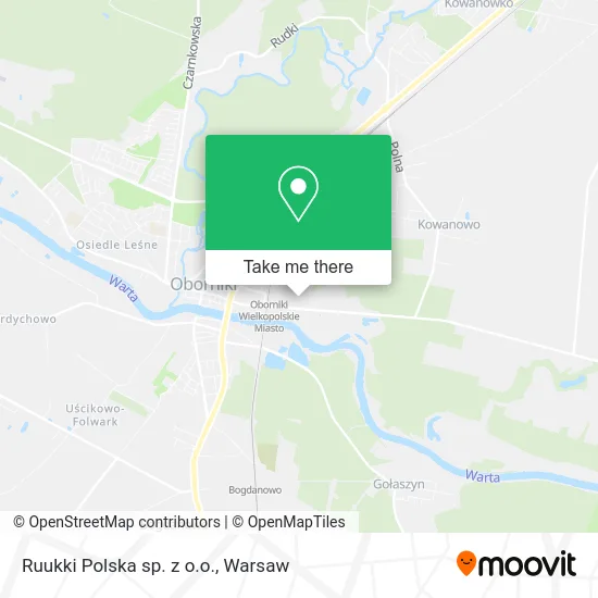 Карта Ruukki Polska sp. z o.o.